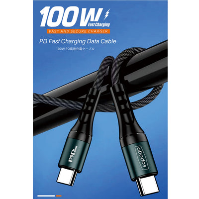 Abodos AS-DS332C 100W Type-C 2m Cable