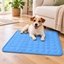 Ice-Silk Cooling Mat for Dogs & Cats – Medium 60 × 50 cm - Blue
