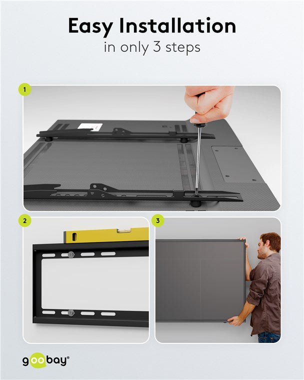 Goobay TV Wall Mount Basic Tilt For Tvs From 32 To 55 - additional view