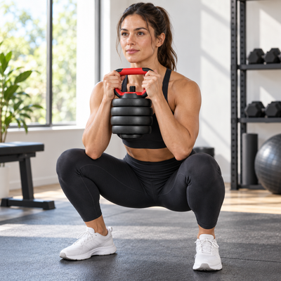 Adjustable Kettlebell – Removable Weight Plates (40KG)