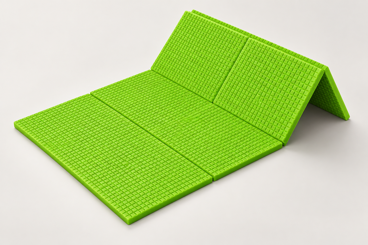 Foldable EVA Exercise Mat (5mm) - Green