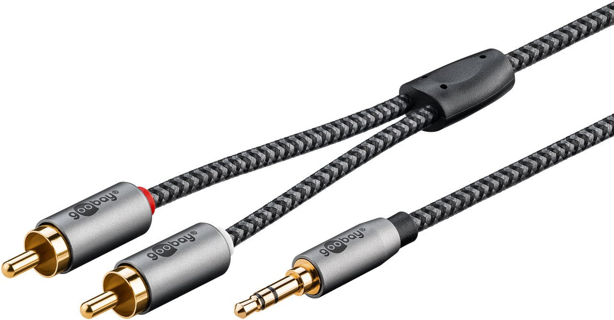 Goobay 3 5MM Jack To Rca Audio Adapter 1M Cable - additional view