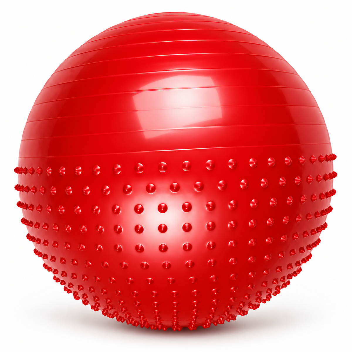 Spiky Massage & Exercise Ball - Red