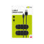 Goobay Cable Management 4 Slots 2 Piece Set Black - additional view
