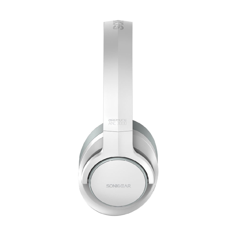 Sonicgear Airphone ANC 3000 Active Noise Cancelling Headphone White Light Grey - additional view