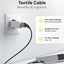 Goobay Lightning USB A Textile 1M Cable With Metal Plugs - additional view