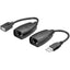 Goobay USB Extension Adapter up to 40m via CAT Cable