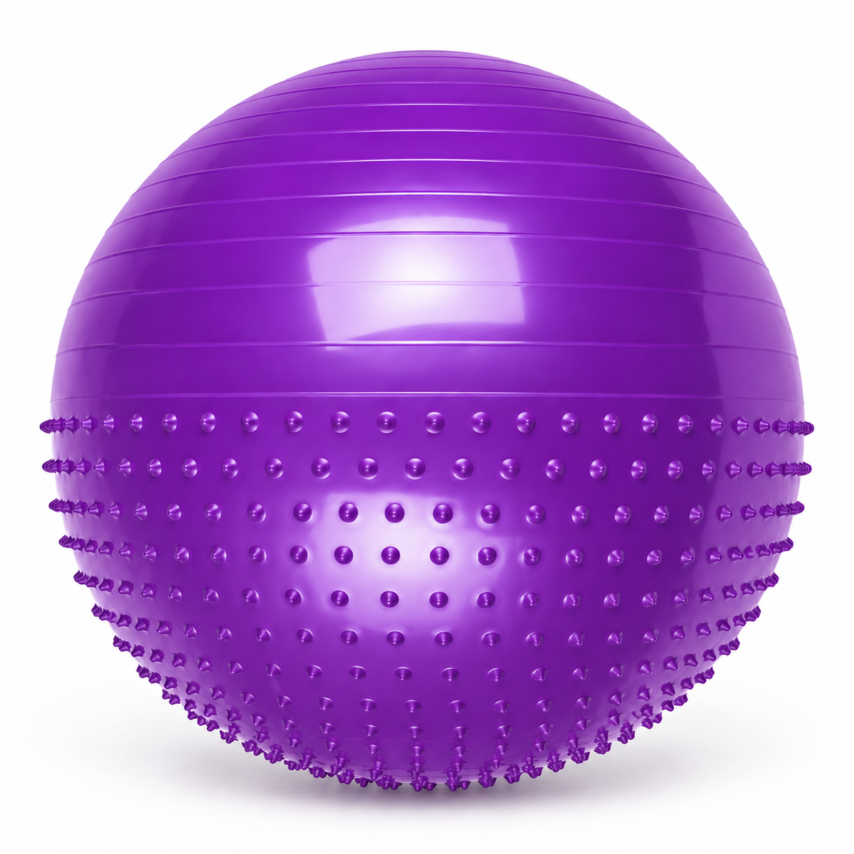 Spiky Massage & Exercise Ball - Purple