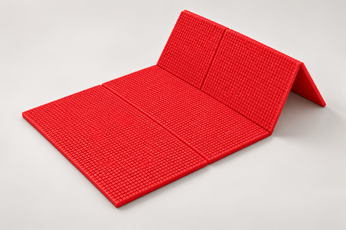 Foldable EVA Exercise Mat (5mm) - Red