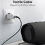 Goobay USB C To USB C Textile 2M Cable With Metal Plugs Space Grey Silver - additional view