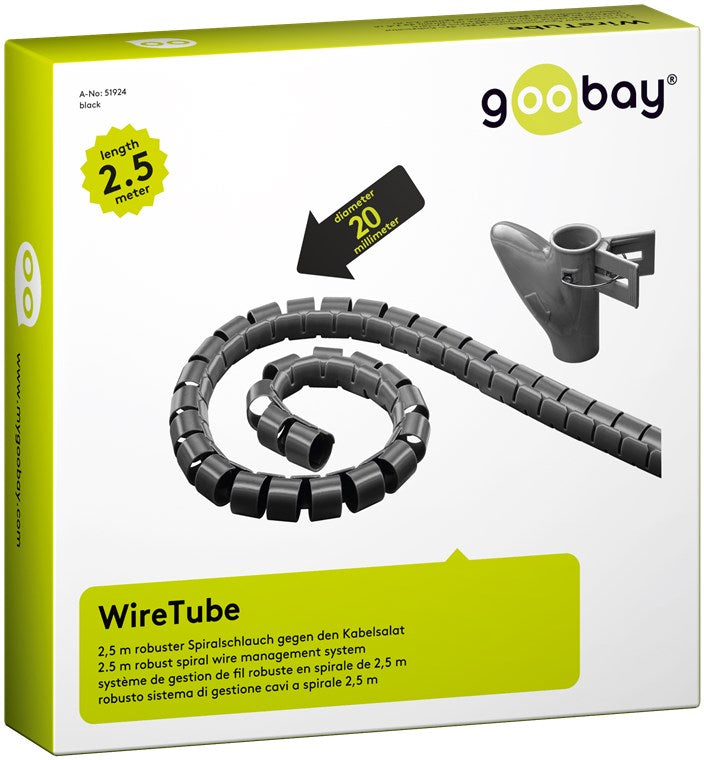 Goobay Cable Duct 2 5M Robust Spiral Cable Wrap - additional view