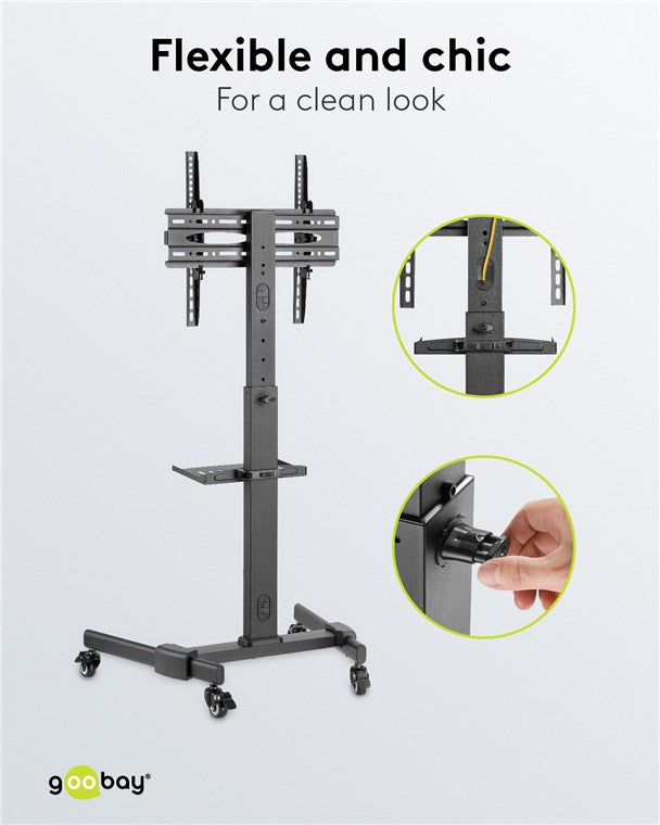 Goobay TV Presentation Stand Basic Size L For Tvs Or Monitors Between 37 And 70 - additional view