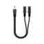 Goobay 3 5 mm Audio Y Cable Adapter 1X Male To 2X Female Stereo - additional view