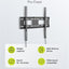 Goobay TV Wall Mount Pro Fixed M For Tvs From 32 To 55 Up To 50 Kg - additional view