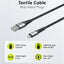 Goobay Lightning USB A Textile 1M Cable With Metal Plugs - additional view