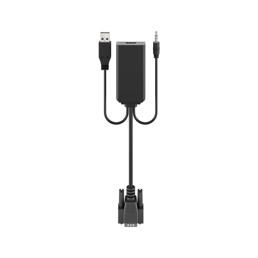 Goobay VGA To HDMI Converter With 3 5 mm Jack Audio - additional view