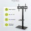 Goobay TV Floor Stand Basic Size L For Tvs And Monitors Between 37 And 70 - additional view