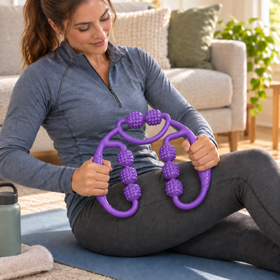 3-in-1 Massage Roller - Purple