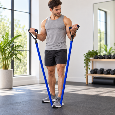 Pull Resistance Rope (5*10*1200mm) - Blue