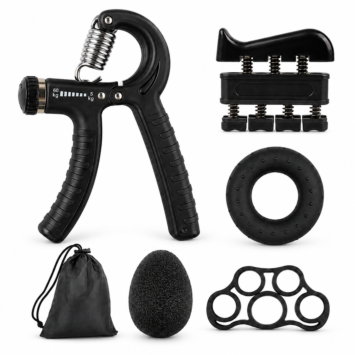 Hand Grip Strengthener & Finger Exercise Kit