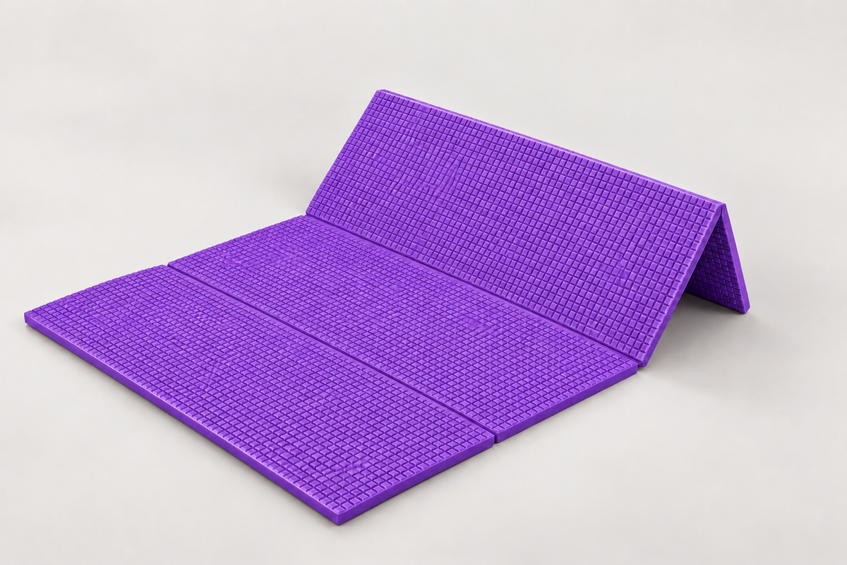 Foldable EVA Exercise Mat (5mm) - Purple