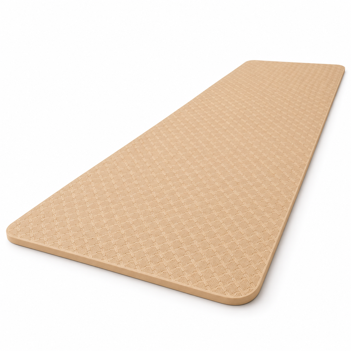 Textured Yoga & Exercise Mat – Non-Slip Fitness Mat (1830*610*8mm) - Beige