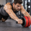 Dual-Wheel Ab Roller – Red
