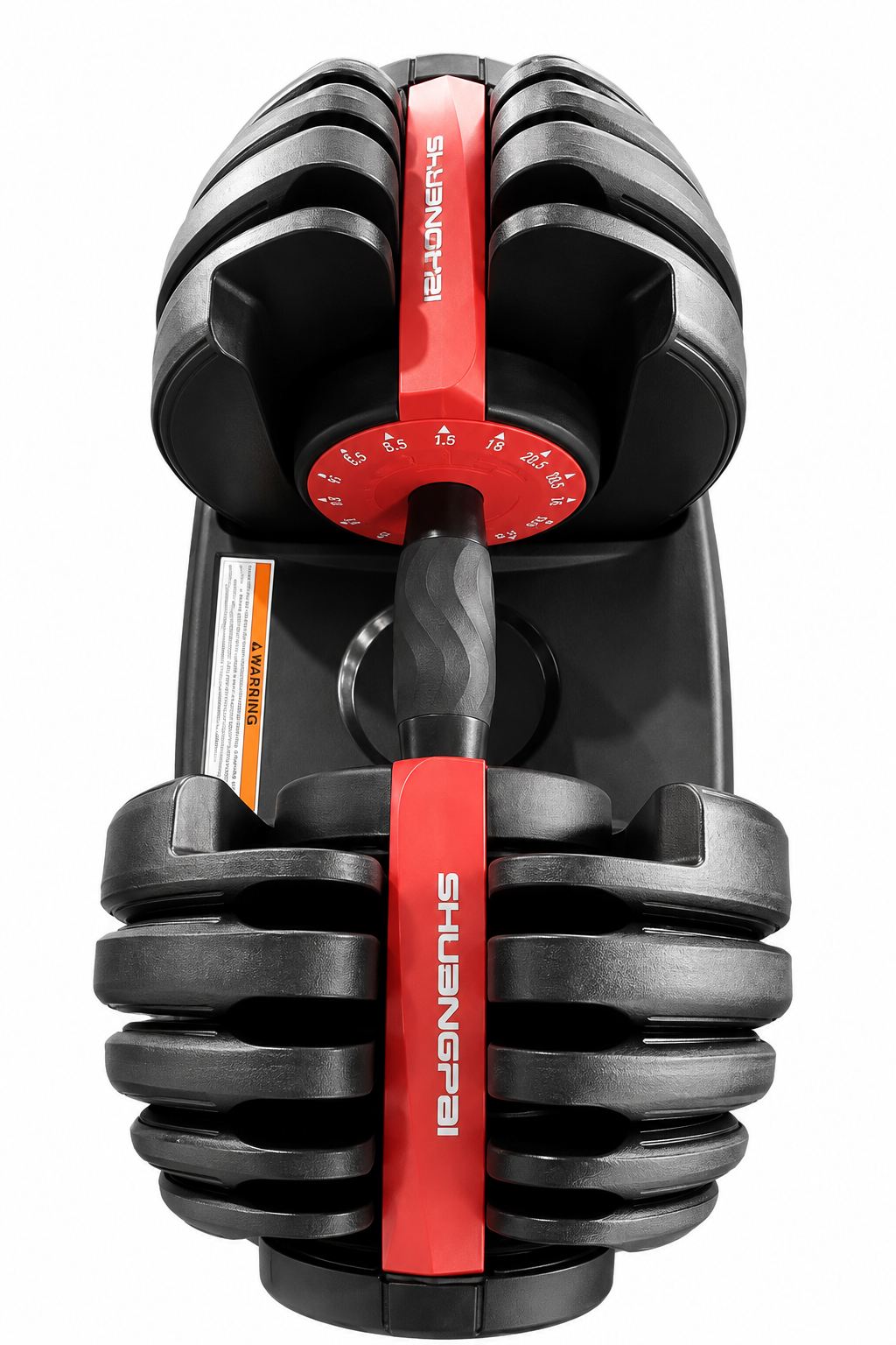 Adjustable Dumbbell Set with Storage Tray
