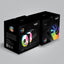 Armaggeddon ARGB Kit 5000 Cooling 12CM Fan Kit Black - additional view