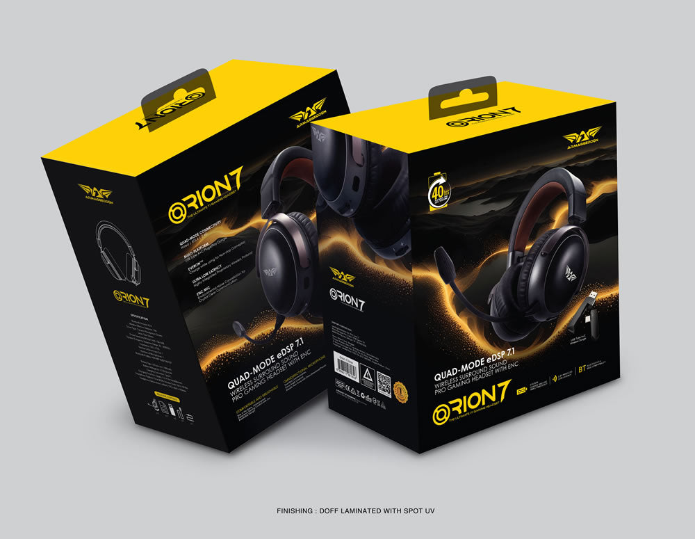 Armaggeddon Orion 7 Wireless Edsp 7 1 Gaming Headset Dune - additional view