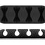 Goobay Cable Management 4 Slots 2 Piece Set Black - additional view