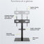 Goobay TV Floor Stand Basic Size L For Tvs And Monitors Between 37 And 70 - additional view