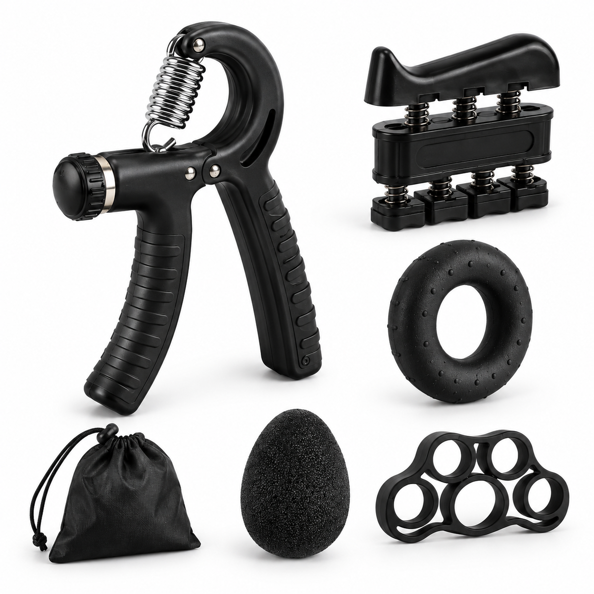 Hand Grip Strengthener & Finger Exercise Kit