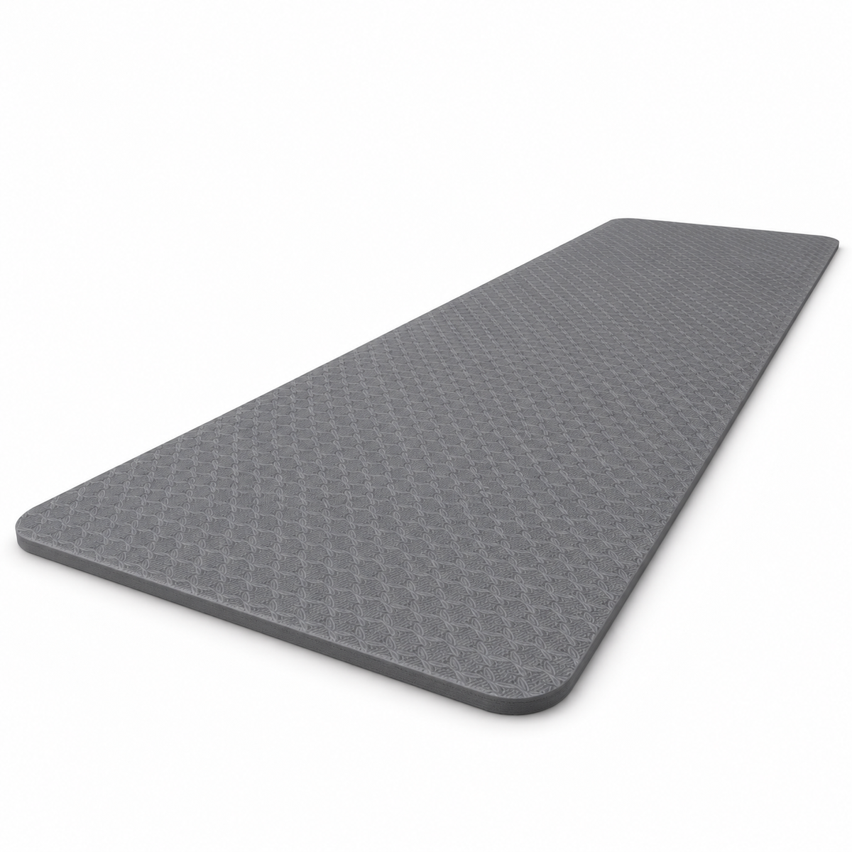 Textured Yoga & Exercise Mat – Non-Slip Fitness Mat (1830*610*8mm) - Grey