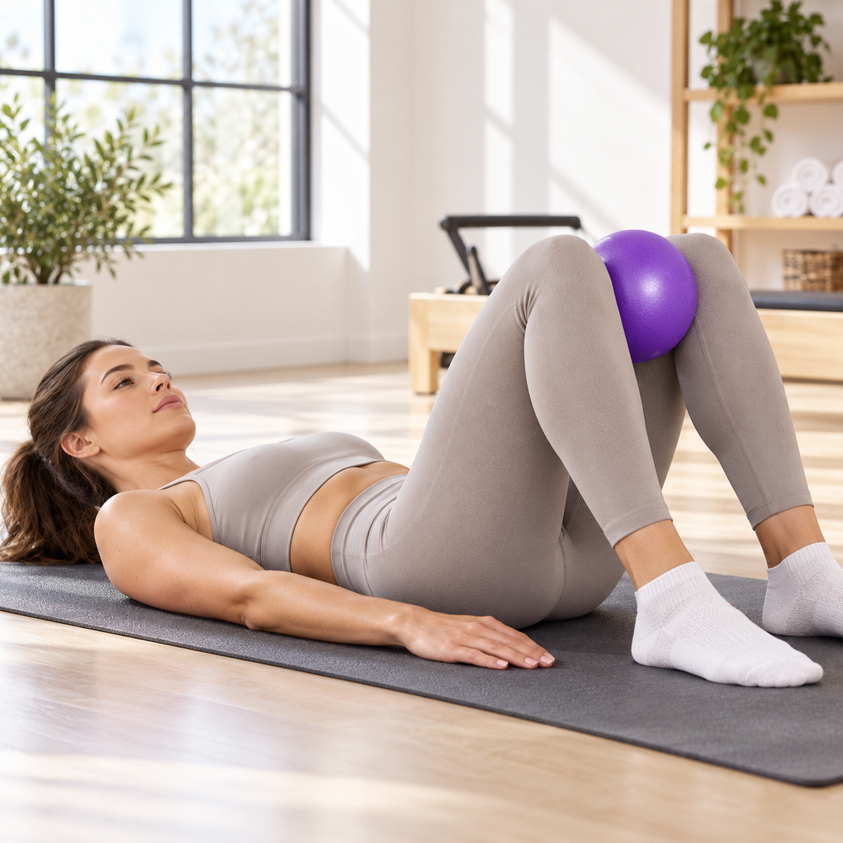 Pilates Mini Exercise Ball - Purple