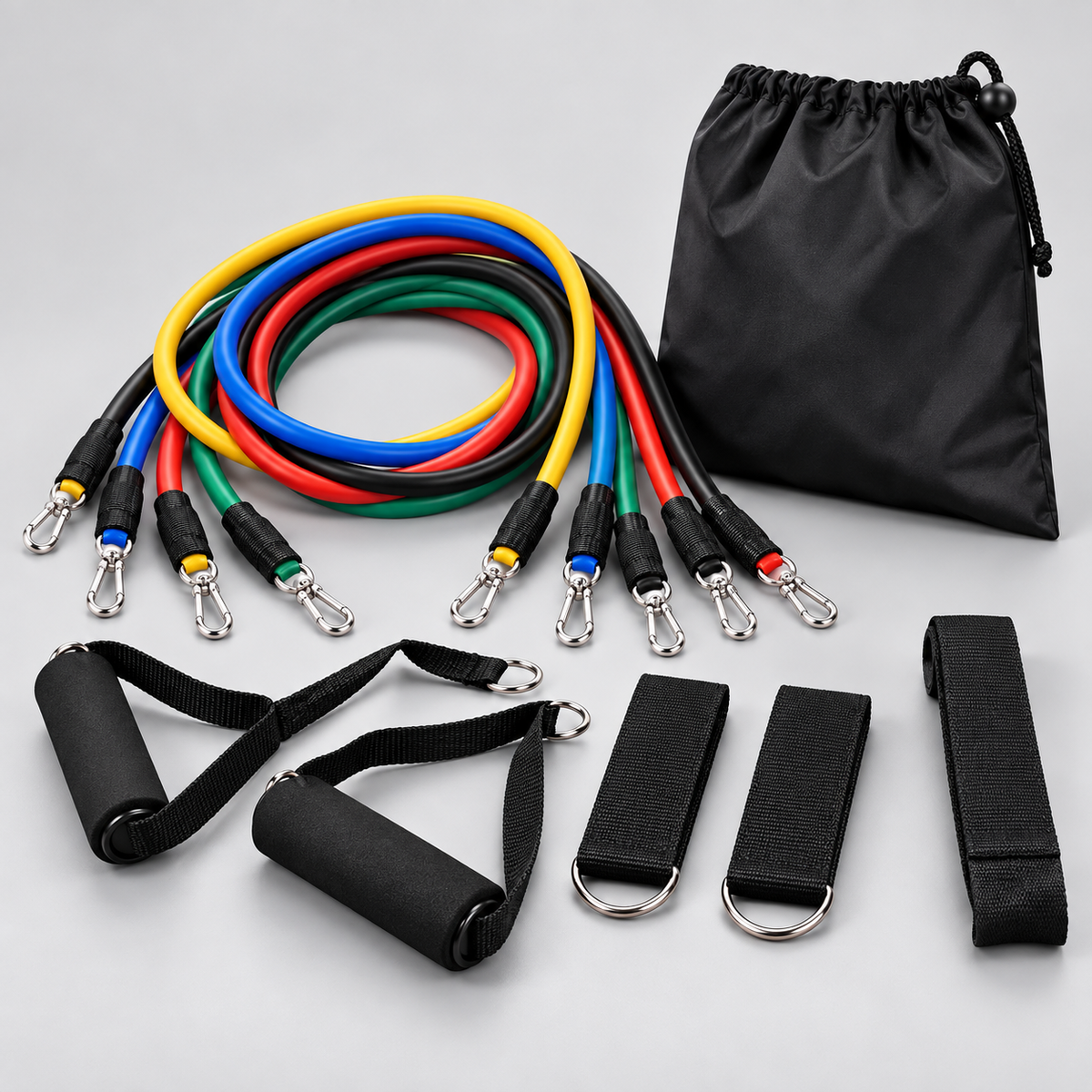 Resistance Band Set – Full Body Home Gym Workout Kit