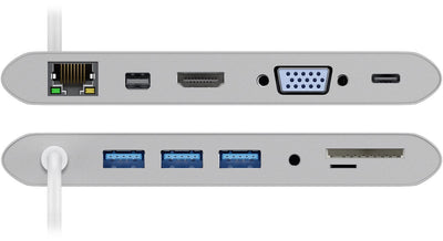 Goobay USB C Aluminium Multiport Adapter - additional view