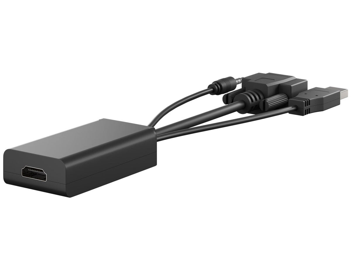 Goobay VGA To HDMI Converter With 3 5 mm Jack Audio - additional view