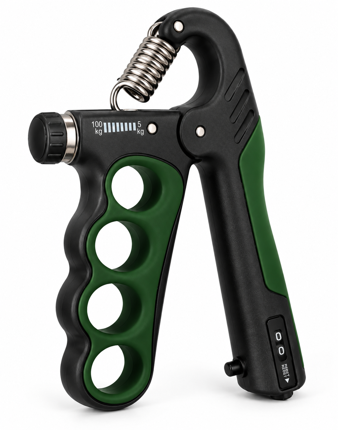 Adjustable Hand Grip Strengthener with Repetition Counter