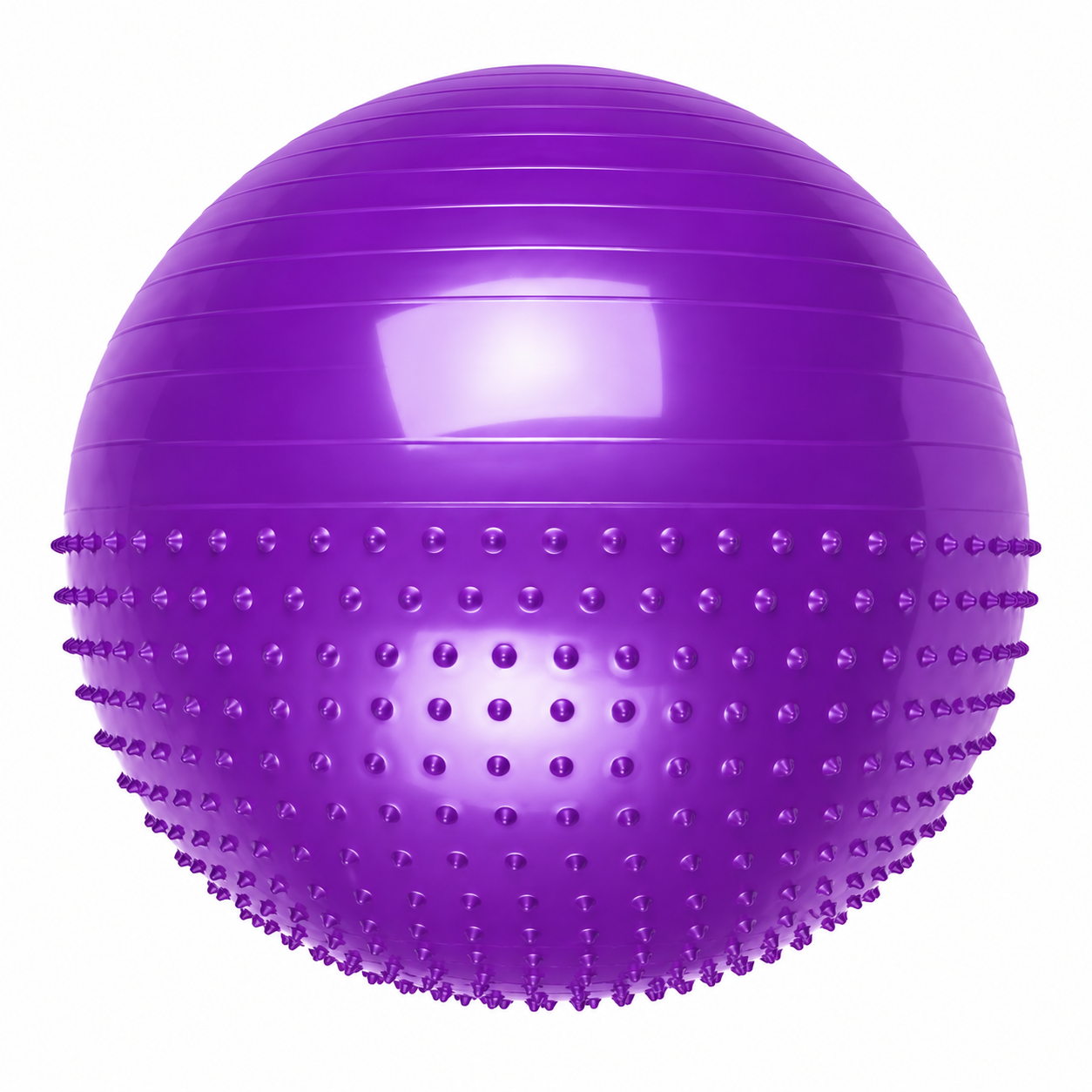 Spiky Massage & Exercise Ball - Purple