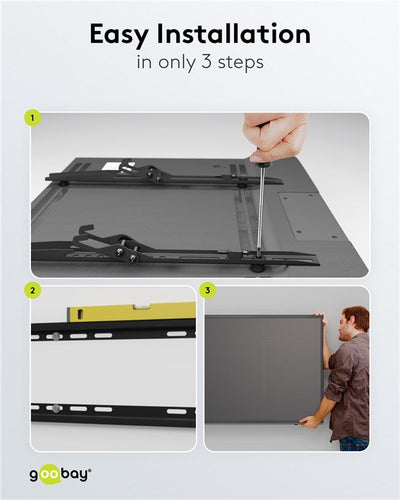 Goobay TV Wall Mount Basic Tilt For Tvs From 37 To 70 - additional view
