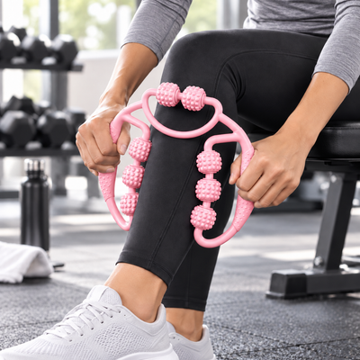 3-in-1 Massage Roller -  Pink