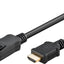 Goobay DisplayPort to HDMI Adapter 2m Cable