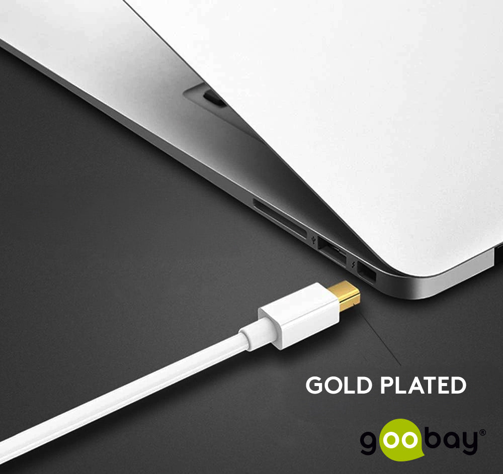 Goobay Mini Displayport To HDMI Adapter 1M Gold Plated Cable - additional view