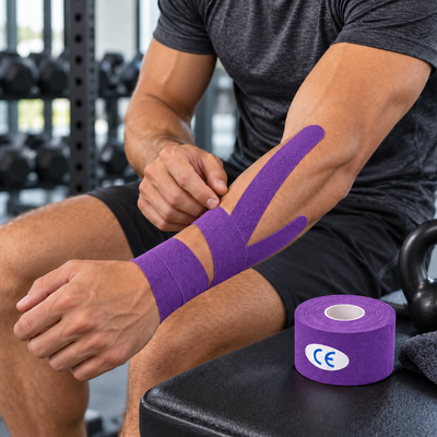 Kinesiology Tape – Elastic Sports & Muscle Support Tape (3.8cm*5cm)