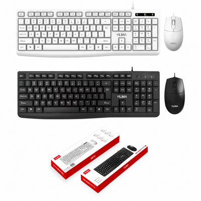 YILIMA Wired Keyboard & Mouse Combo
