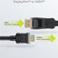 Goobay Displayport To HDMI 1M Cable - additional view