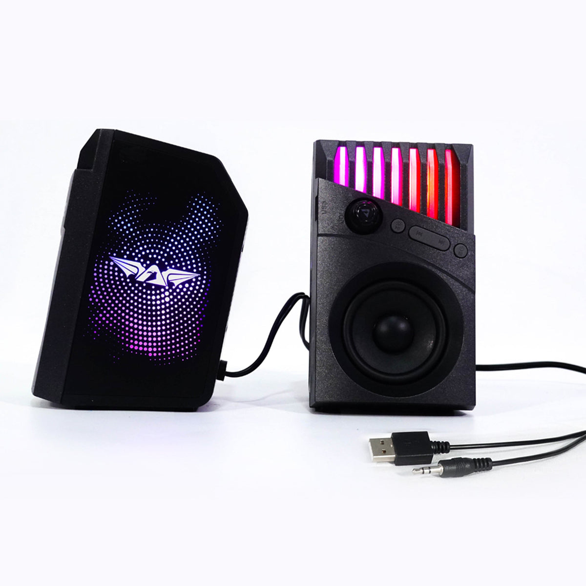 Armaggeddon Lumo 2 RGB 2 0 Stereo Bluetooth Gaming Speakers - additional view