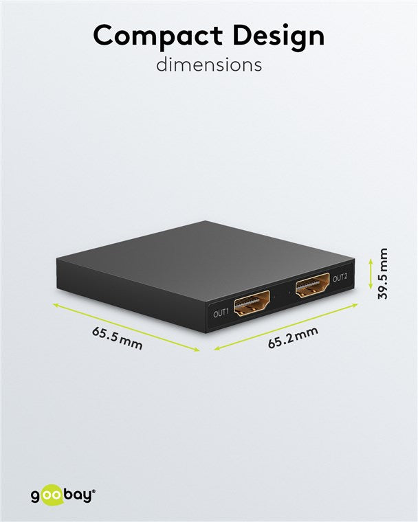 Goobay HDMI Splitter 1 To 2 4K 30 Hz - additional view