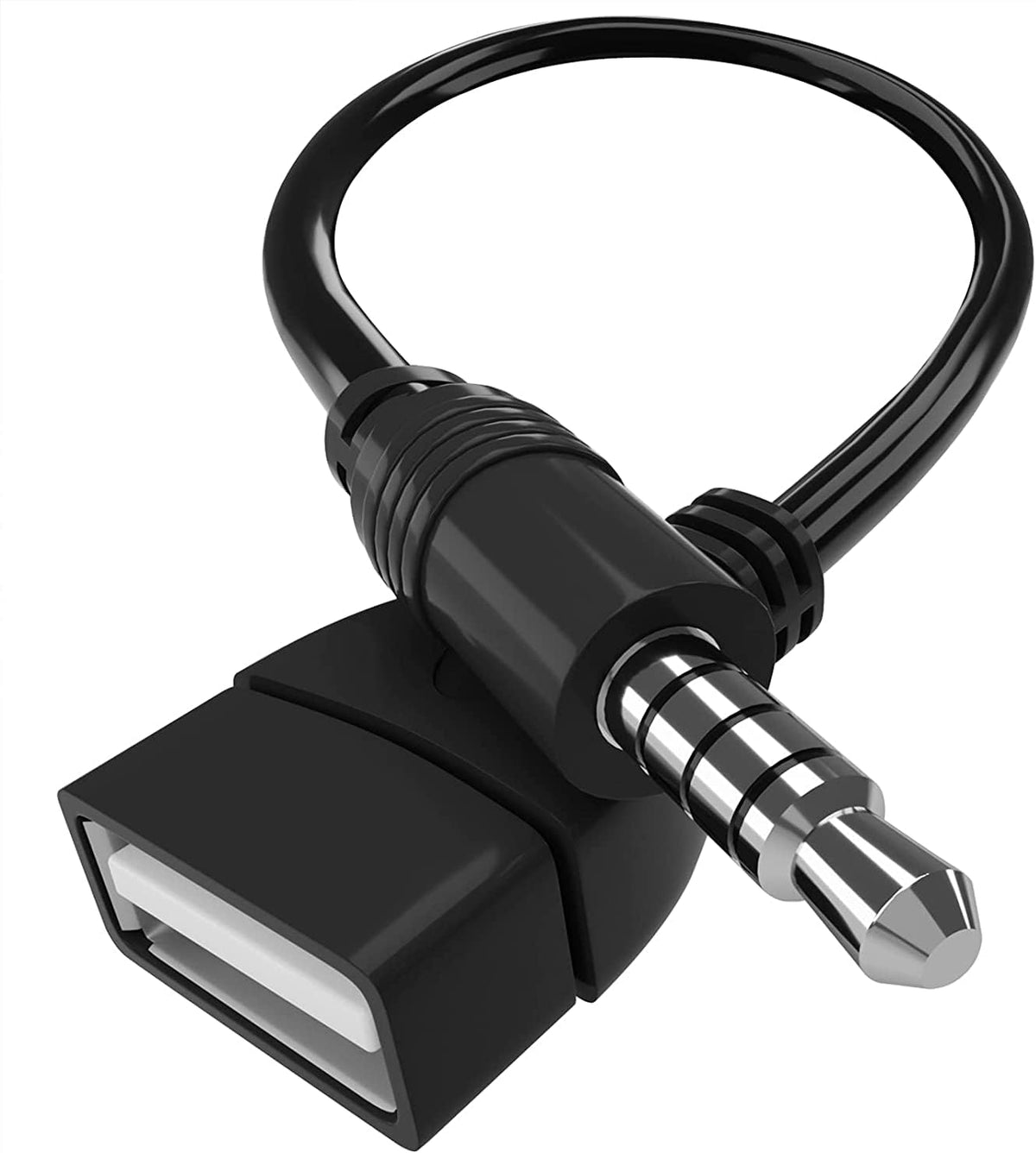 3.5mm AUX Male - USB Female Cable